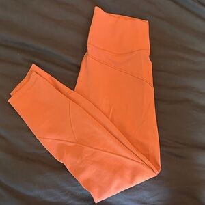 Lululemon Coral High-Waisted Leggings